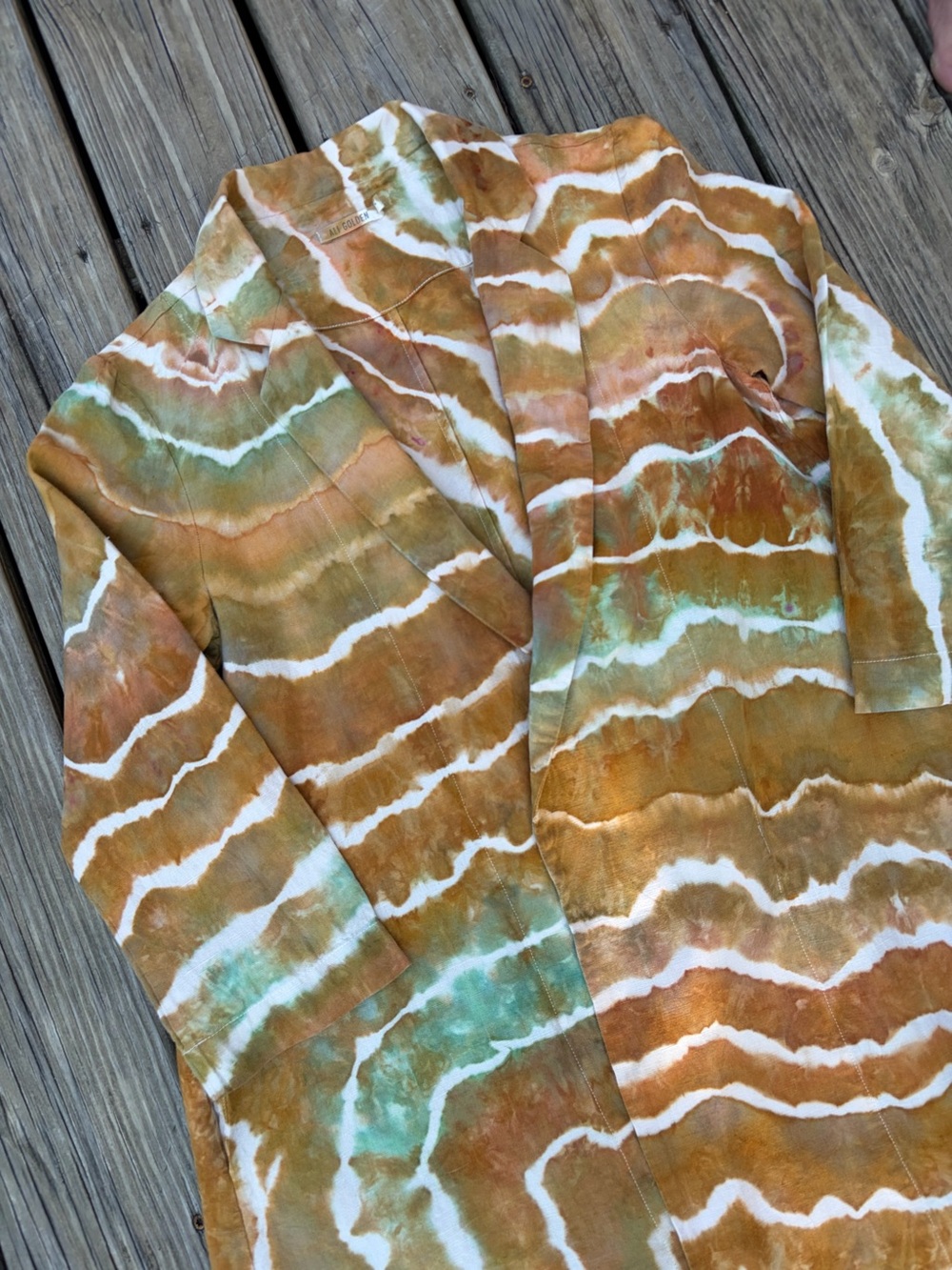 Ice Dyed Ali Golden Notch Jacket